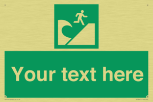 Custom Safe Condition Tsunami evacuation area